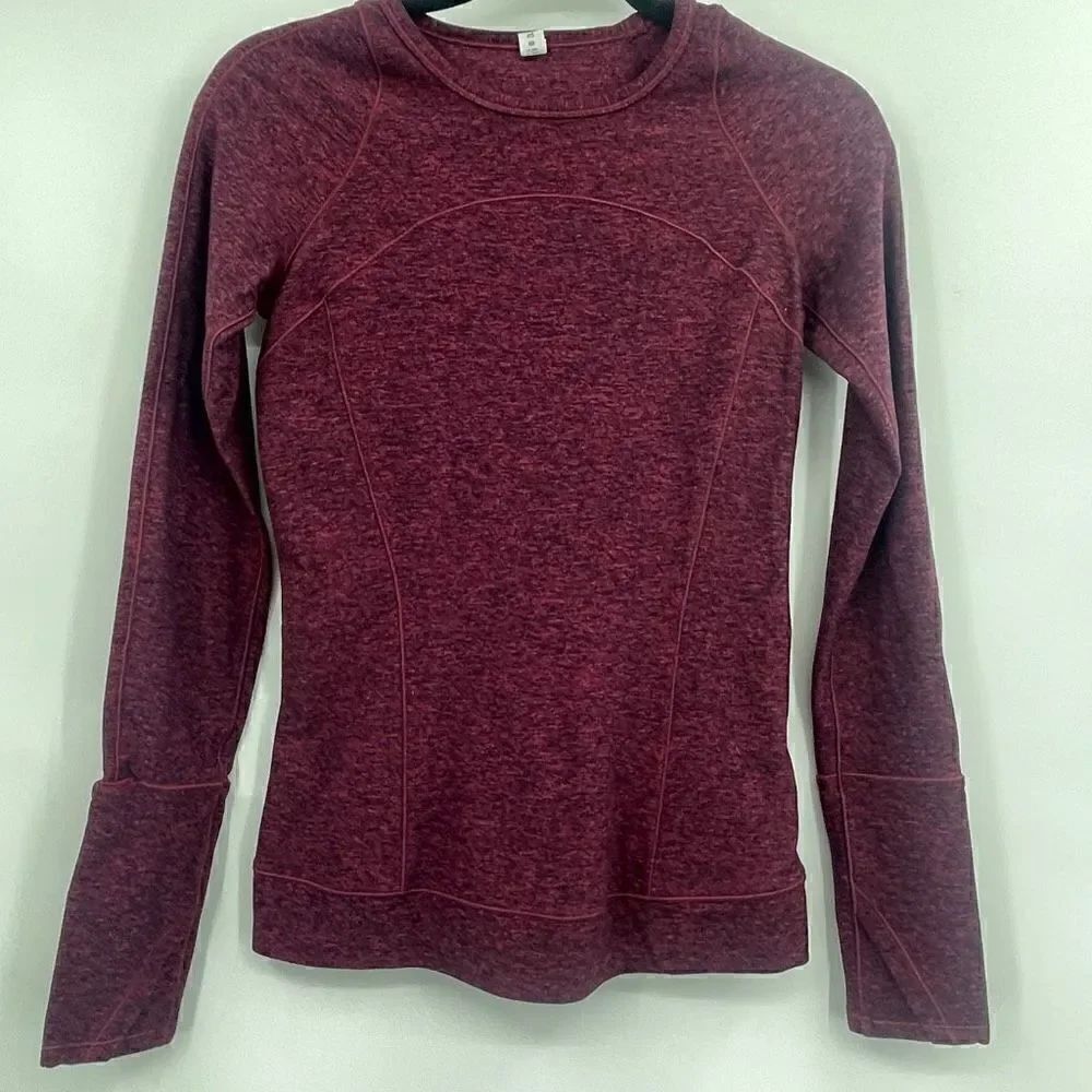 Lululemon Cypress Kiss Long Sleeve Sz 4